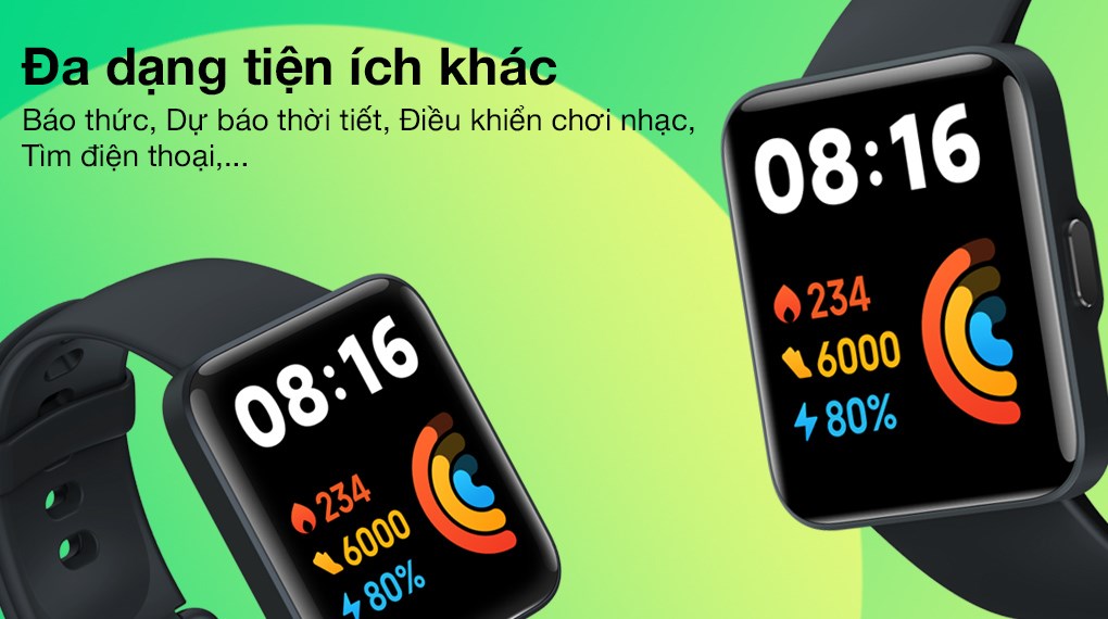 Xiaomi Redmi Watch 2 Lite - Nhiều tiện ích thông minh